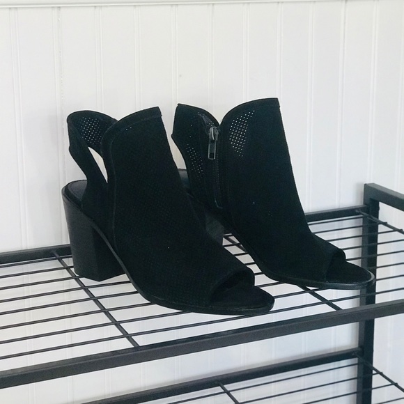 Steve Madden Open Toe Booties - Picture 2 of 5